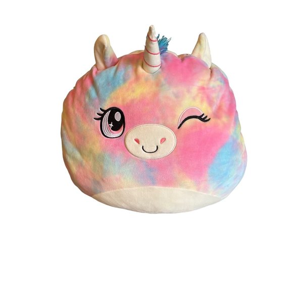 Squishmallow Jamie 16" Tie Dyed Winking Pegacorn Aldi Exclusive Missing Tag - Picture 2 of 7